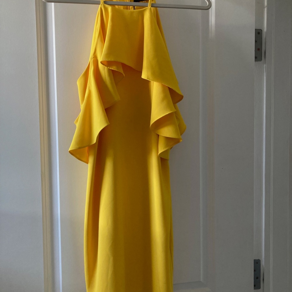 Trina Turk yellow dress